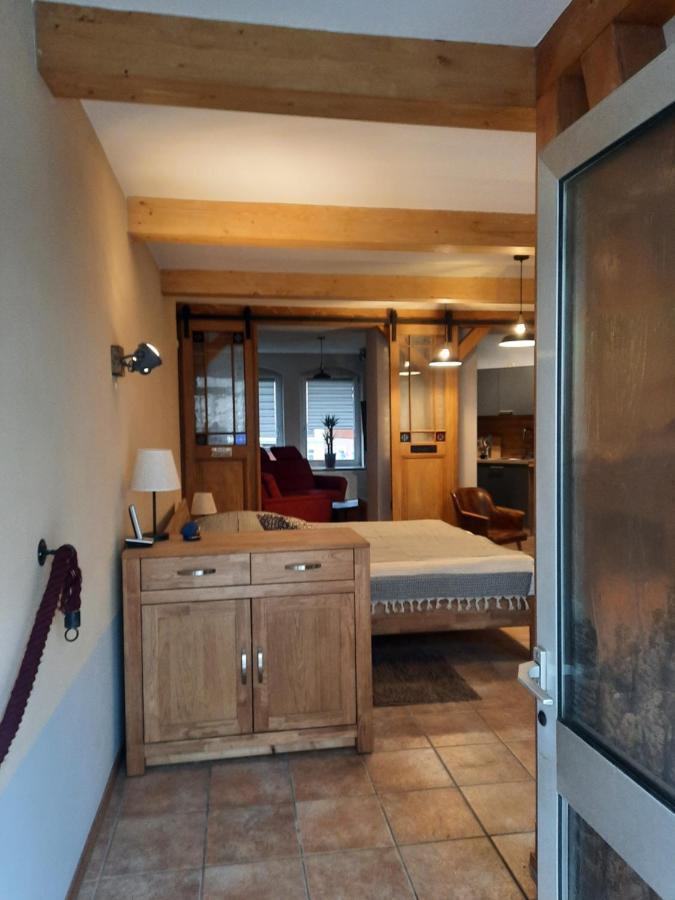Urlaub Im Friseursalon Apartment Sebnitz Bagian luar foto