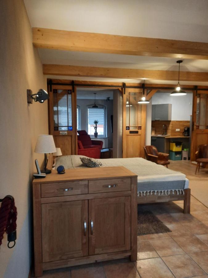 Urlaub Im Friseursalon Apartment Sebnitz Bagian luar foto