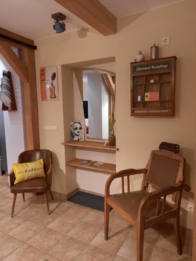 Urlaub Im Friseursalon Apartment Sebnitz Bagian luar foto