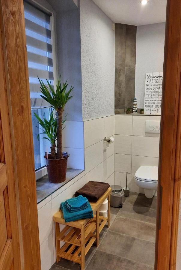 Urlaub Im Friseursalon Apartment Sebnitz Bagian luar foto
