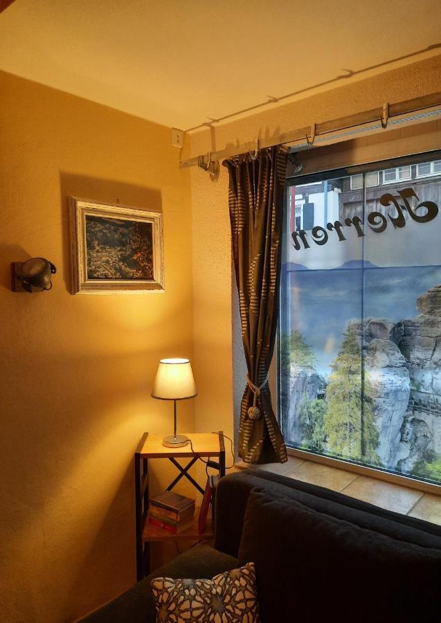 Urlaub Im Friseursalon Apartment Sebnitz Bagian luar foto