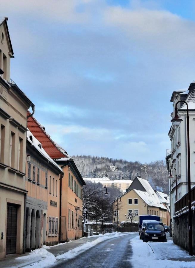 Urlaub Im Friseursalon Apartment Sebnitz Bagian luar foto