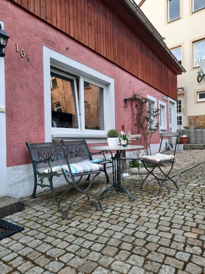 Urlaub Im Friseursalon Apartment Sebnitz Bagian luar foto